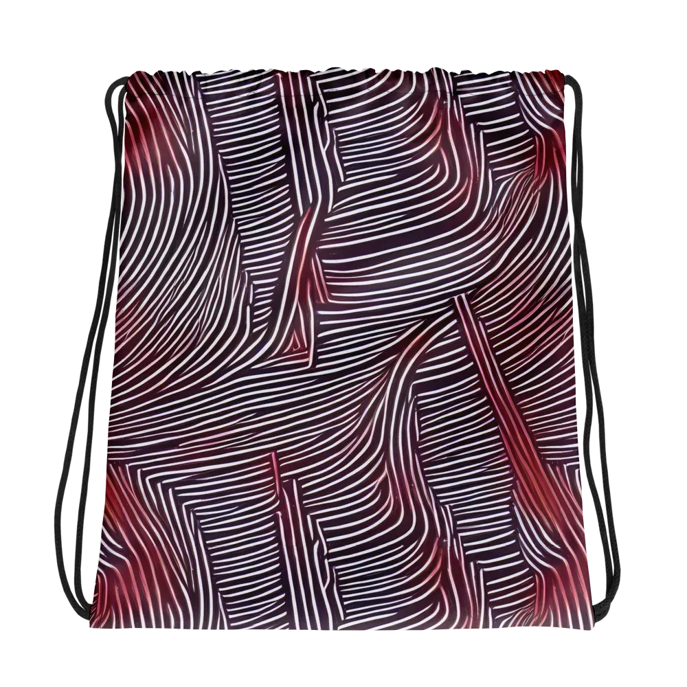 Nebula Waves on Drawstring Bag — Photo