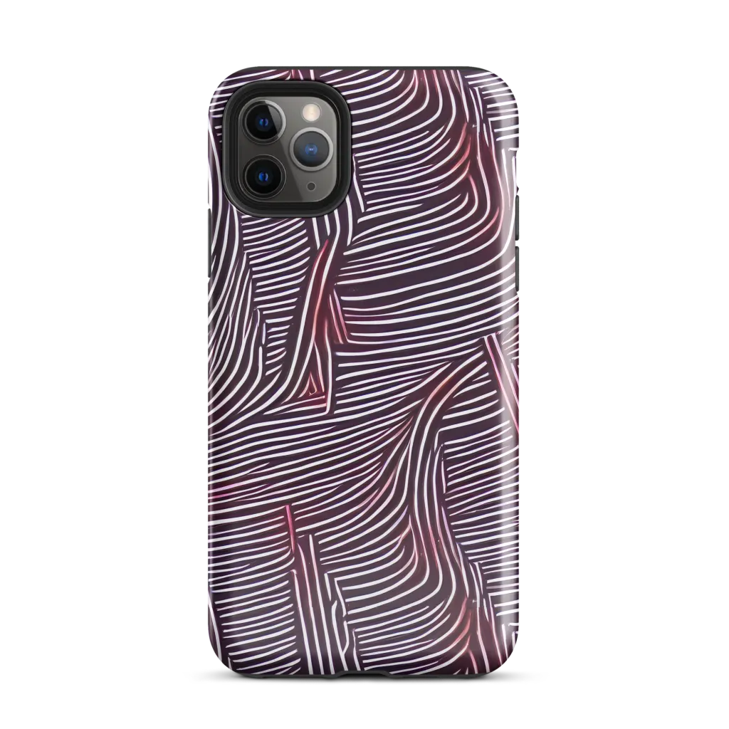 Nebula Waves on Tough Case for iPhone® — Front