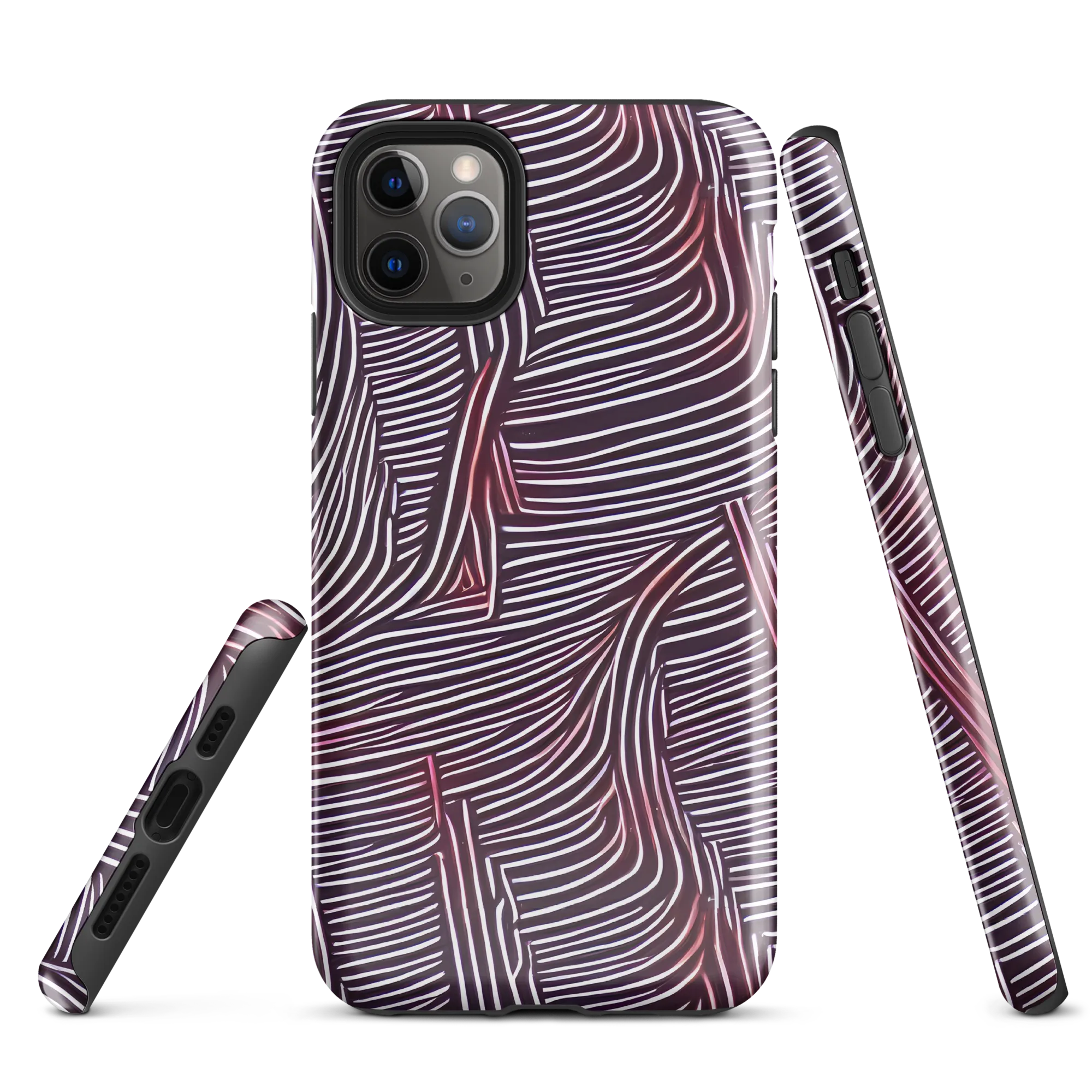 Nebula Waves on Tough Case for iPhone® — Front
