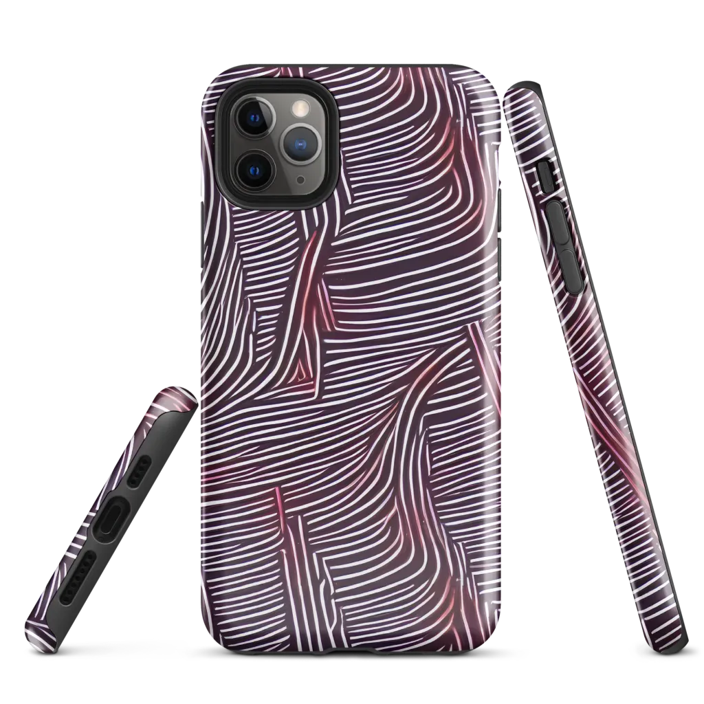 Nebula Waves on Tough Case for iPhone® — Front