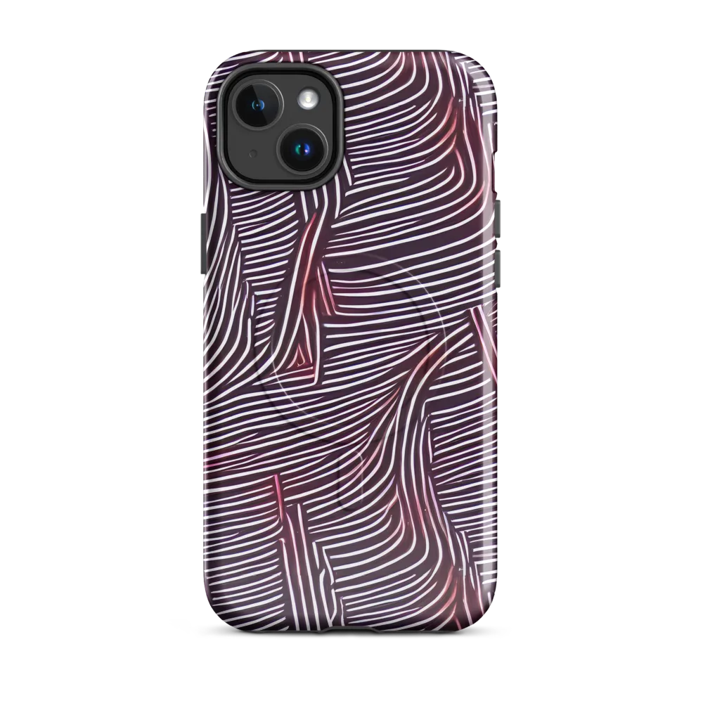 Nebula Waves on MagSafe Tough Case for iPhone® — Front