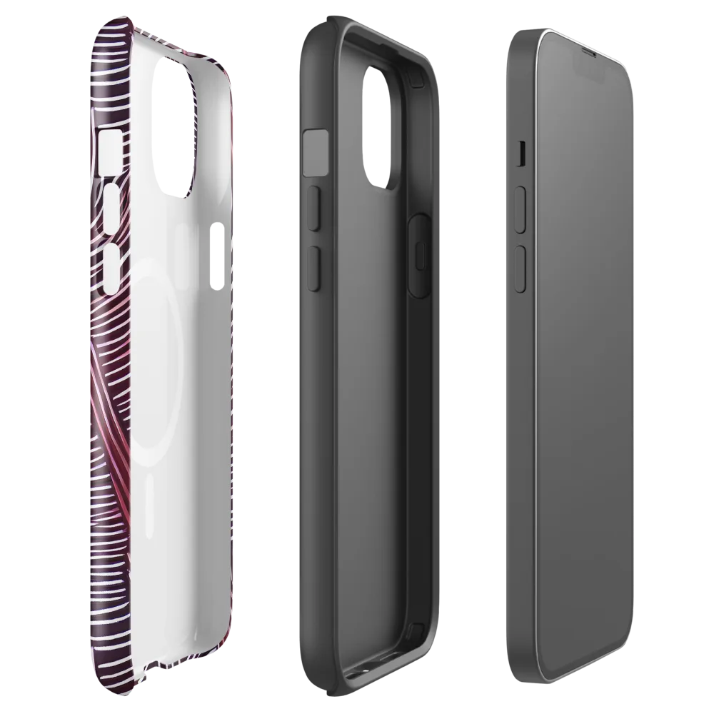 Nebula Waves on MagSafe Tough Case for iPhone® — Front