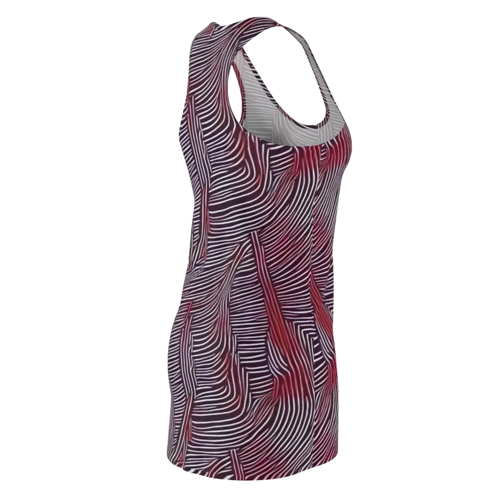 Nebula Waves on Racerback Dress — Back Side