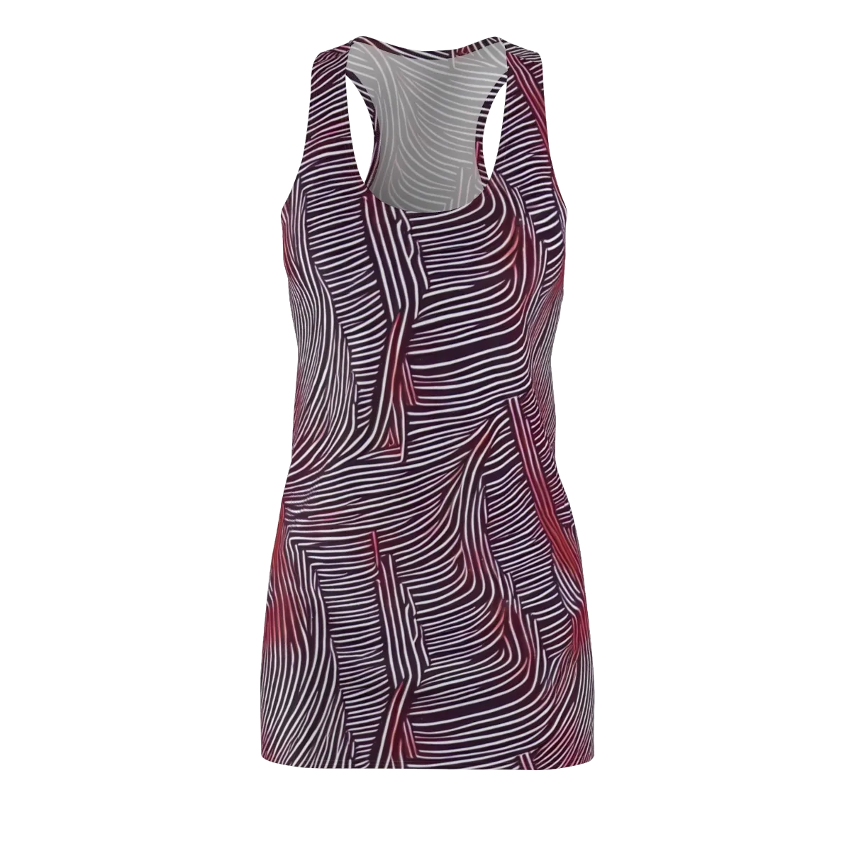 Nebula Waves on Racerback Dress — Front