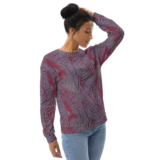 Nebula Waves on a Sweatshirt