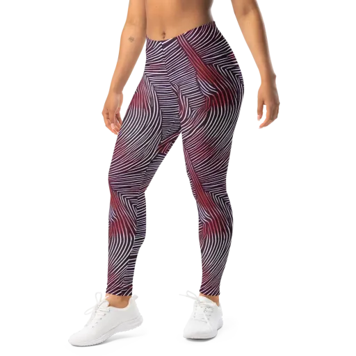 Nebula Waves on a Leggings