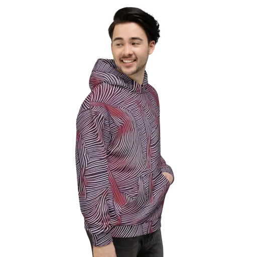 Nebula Waves on a Hoodie