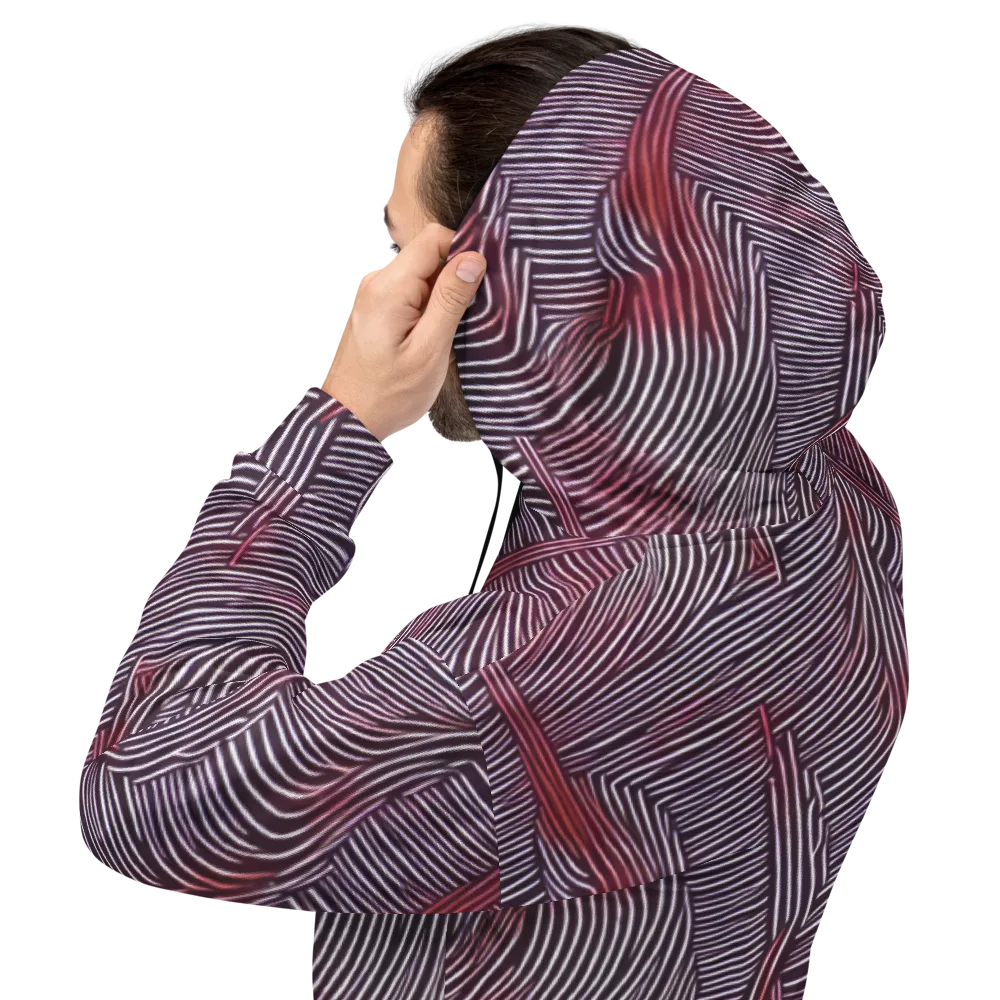 Nebula Waves on Hoodie — Back