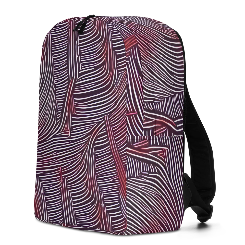 Nebula Waves on Minimalist Backpack — Left