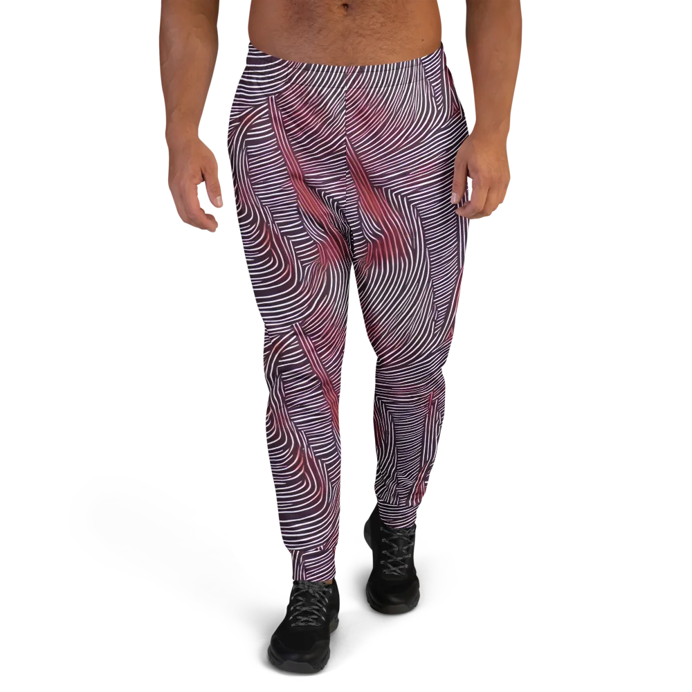 Nebula Waves on Men's Joggers — Front