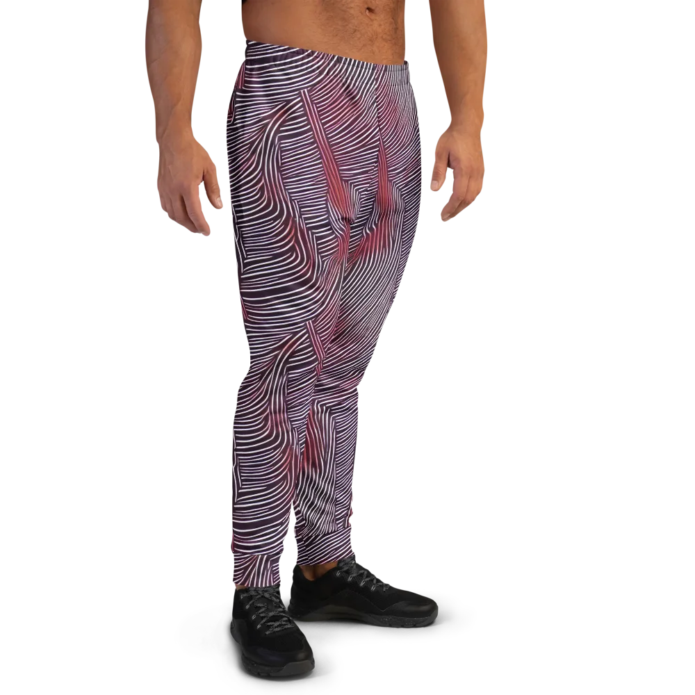 Nebula Waves on Men's Joggers — Right