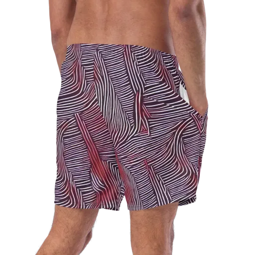 Nebula Waves on a Swim Trunks