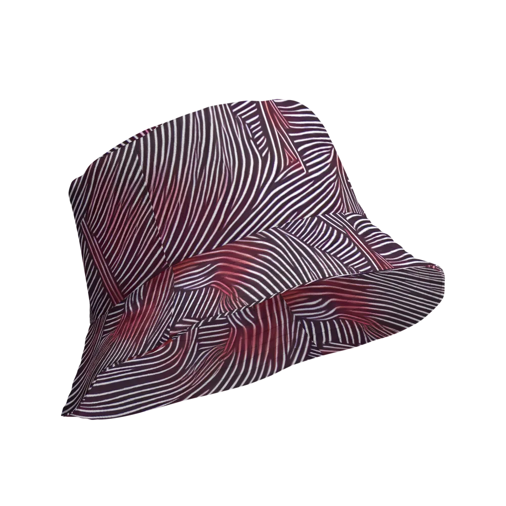 Nebula Waves on Reversible Bucket Hat — Product details Outside