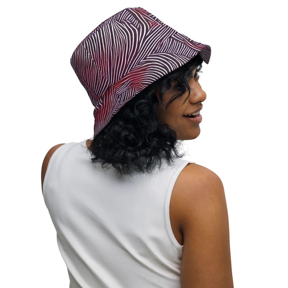 Nebula Waves on Reversible Bucket Hat — Right Outside