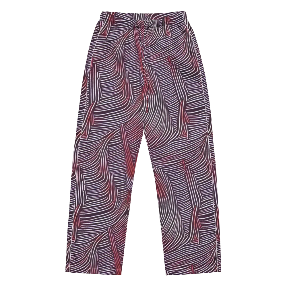 Nebula Waves on Women's Pajama Pants — Front