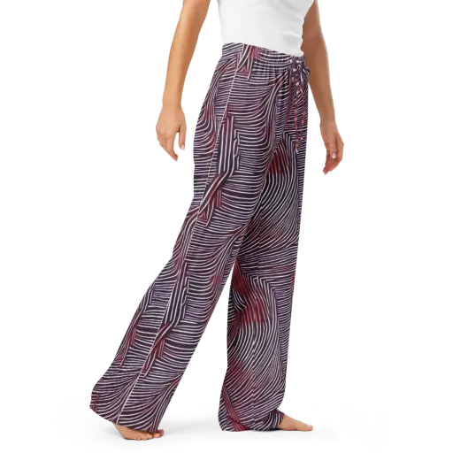 Nebula Waves on a Women's Pajama Pants