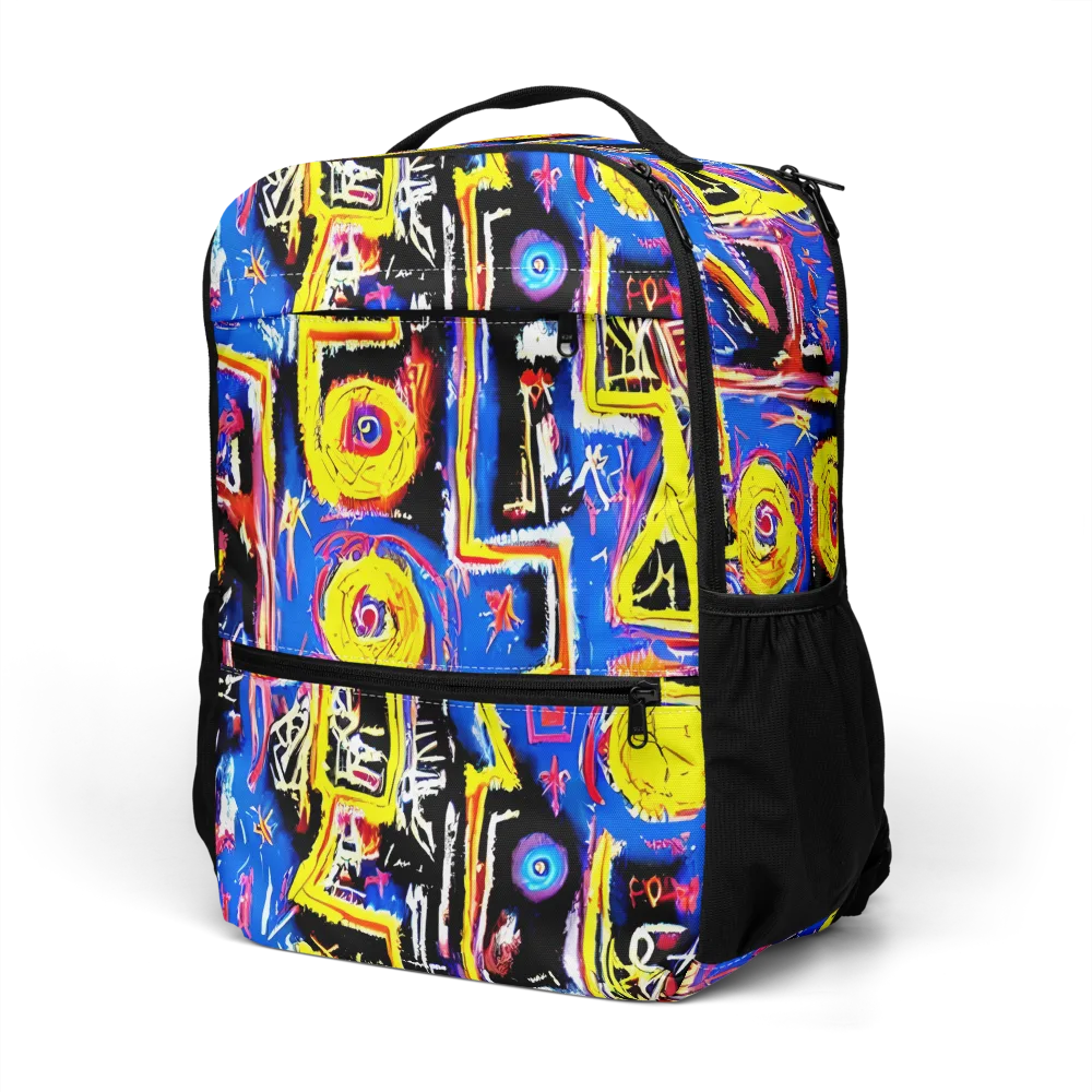 Radiant Mayhem on Utility Backpack — Left Front