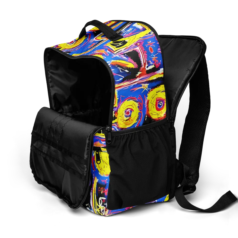 Radiant Mayhem on Utility Backpack — Product details 2