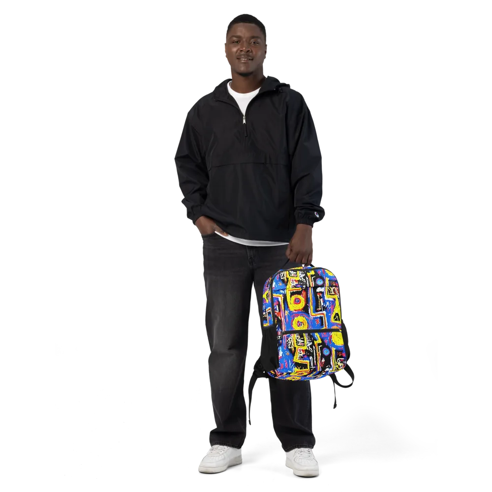 Radiant Mayhem on Utility Backpack — Front