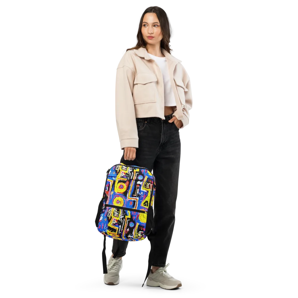 Radiant Mayhem on Utility Backpack — Front