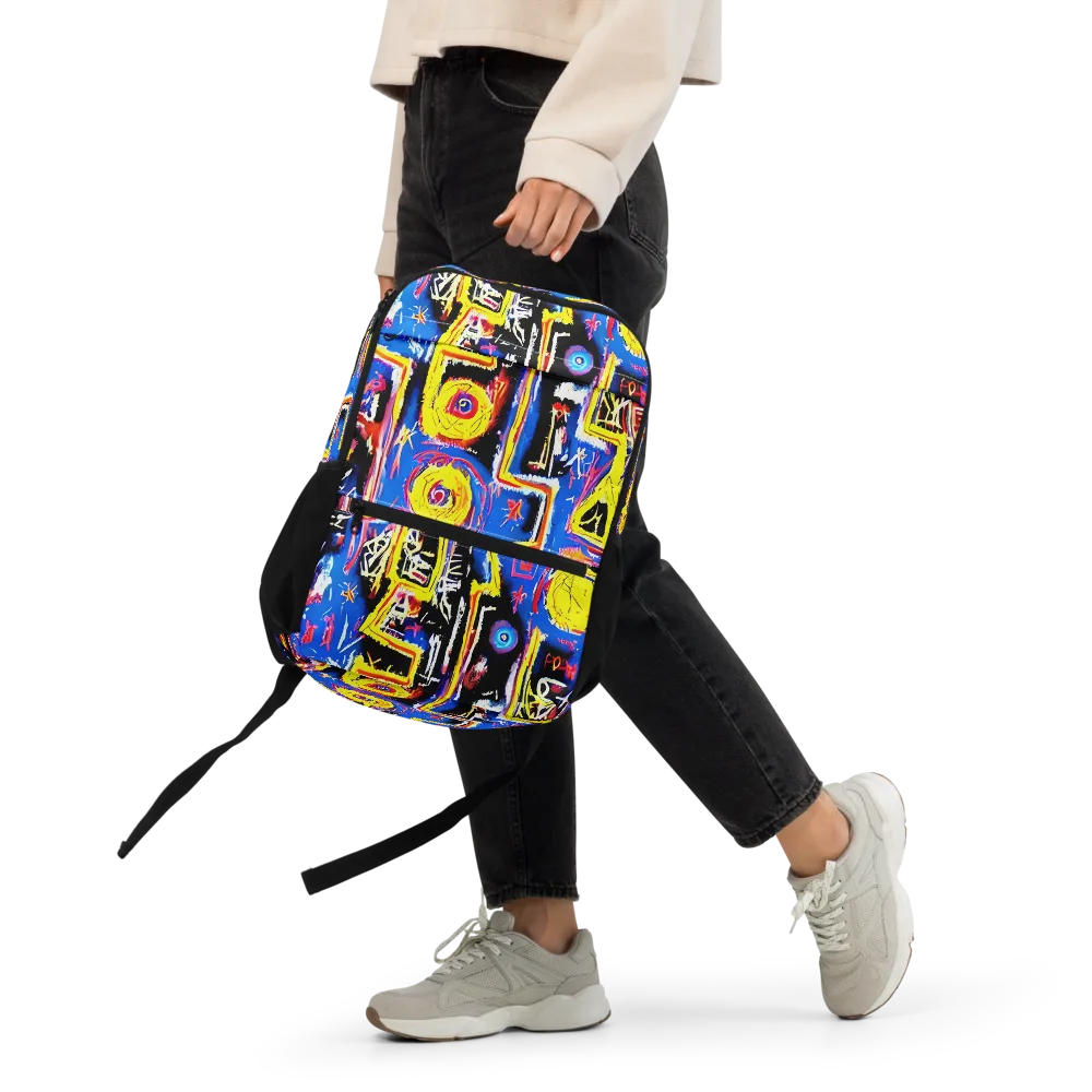 Radiant Mayhem on Utility Backpack — Front