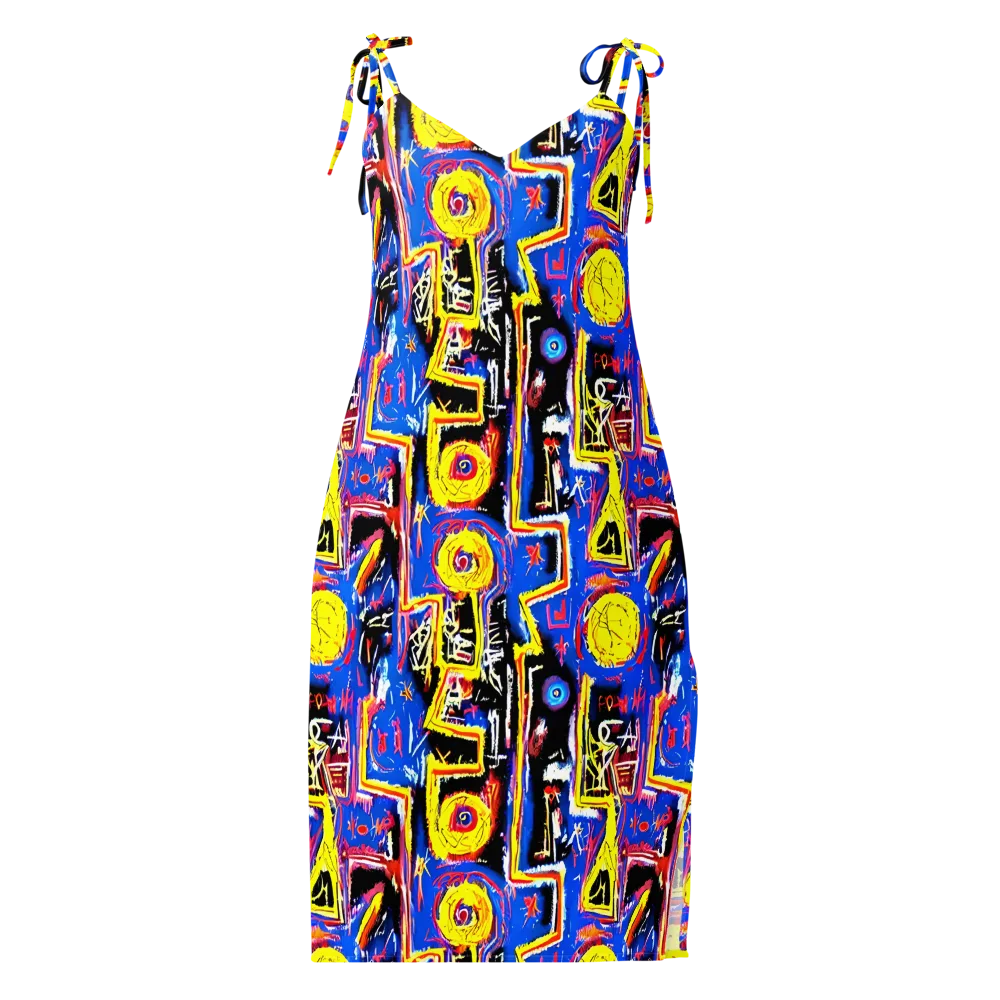 Radiant Mayhem on Slip Dress — Front