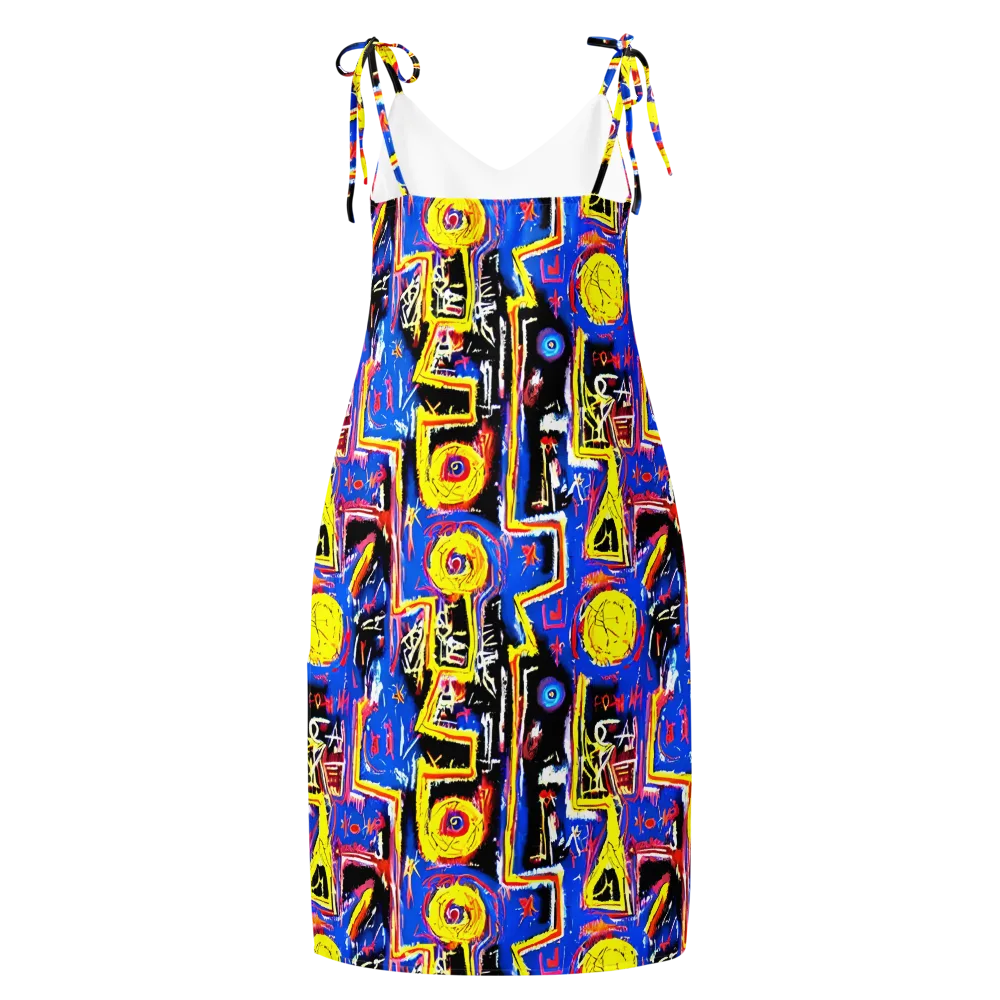 Radiant Mayhem on Slip Dress — Back
