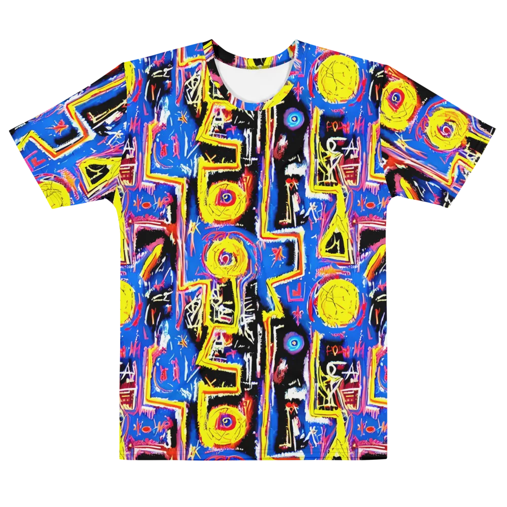 Radiant Mayhem on Men's Cotton Crew Neck T-Shirt — Front