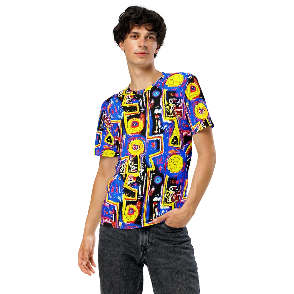 Radiant Mayhem on Men's Crew Neck T-Shirt — Front
