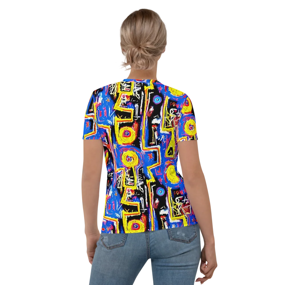 Radiant Mayhem on Women's Crew Neck T-Shirt — Back