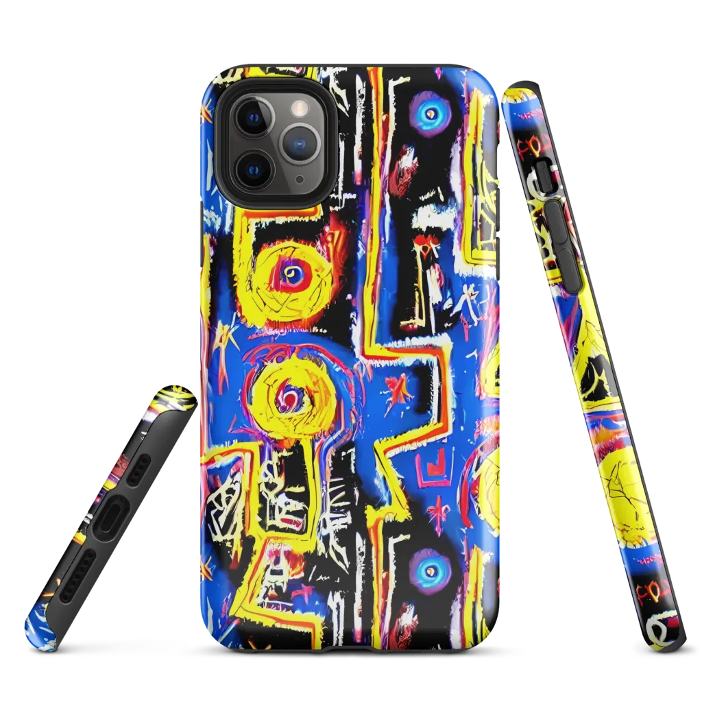 Radiant Mayhem on Tough Case for iPhone® — Front