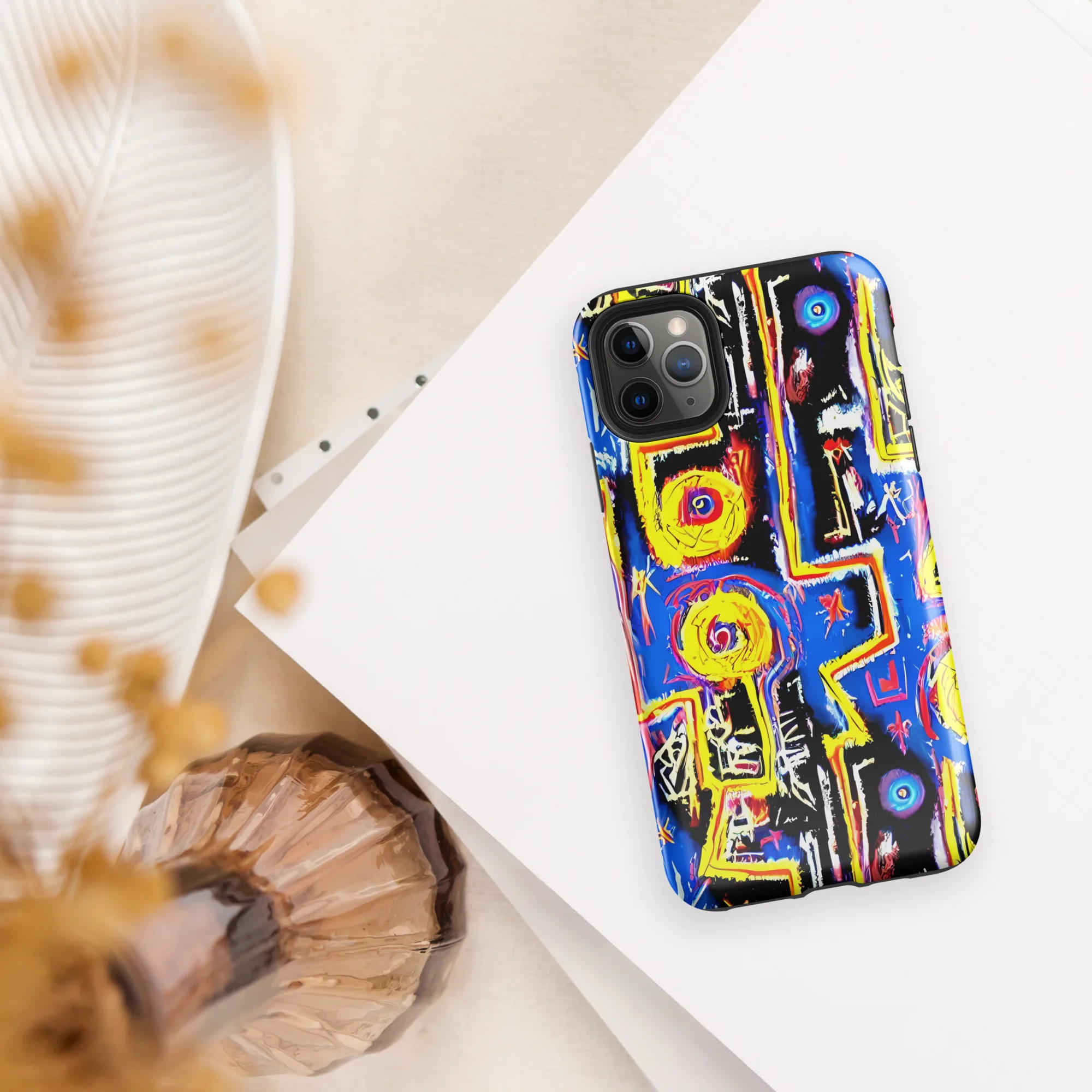 Radiant Mayhem on Tough Case for iPhone® — Front