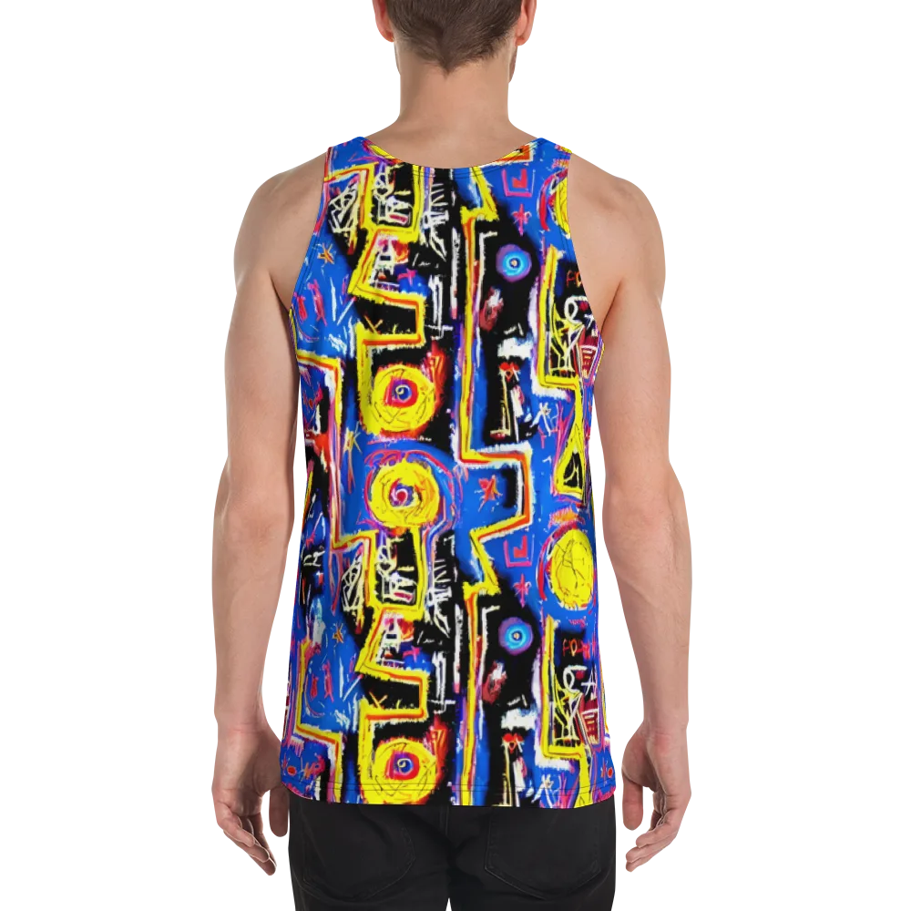 Radiant Mayhem on Men's Tank Top — Back
