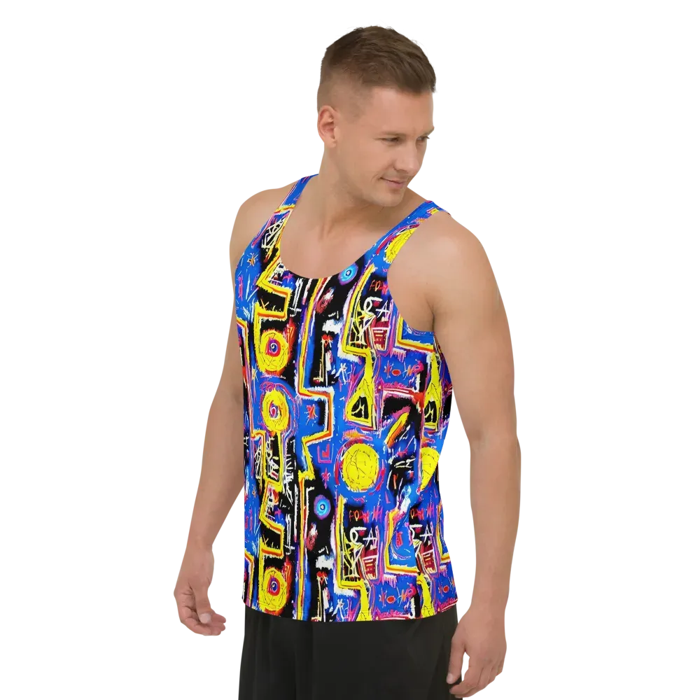Radiant Mayhem on Men's Tank Top — Left Front