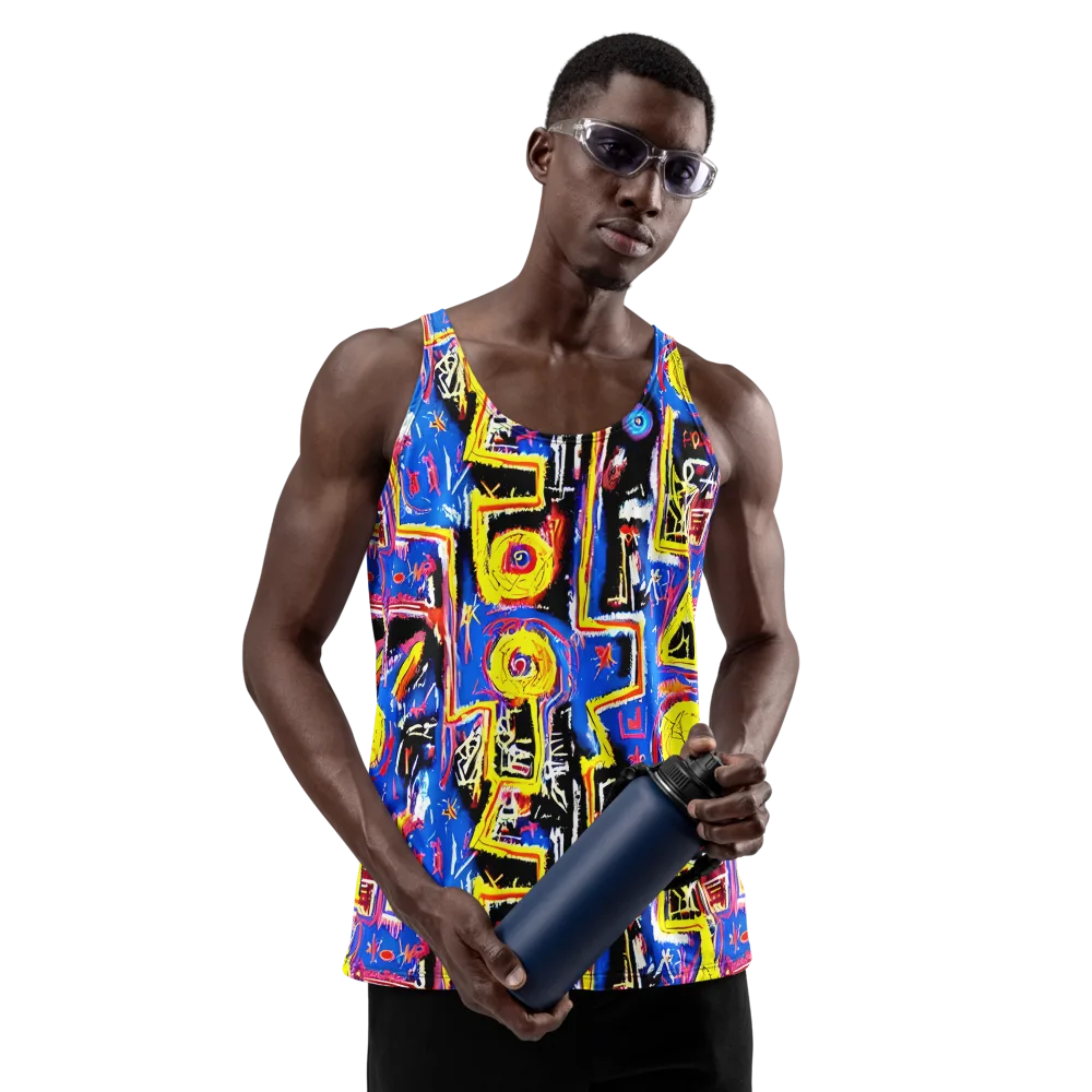 Radiant Mayhem on Men's Tank Top — Front