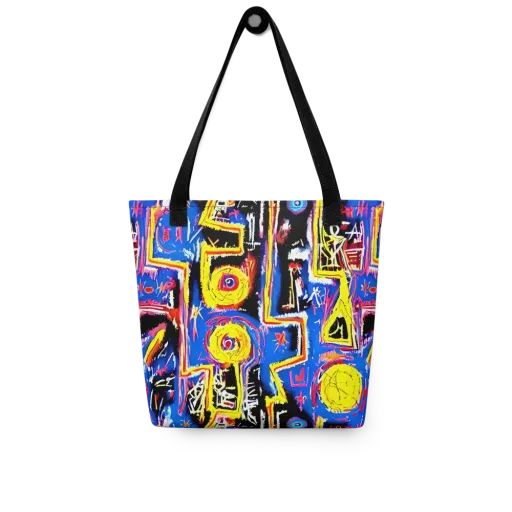 Radiant Mayhem on a Tote Bag