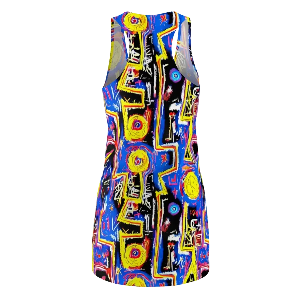 Radiant Mayhem on Racerback Dress — Back