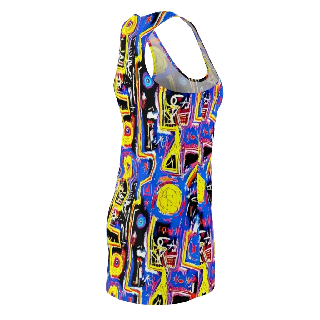 Radiant Mayhem on Racerback Dress — Back Side