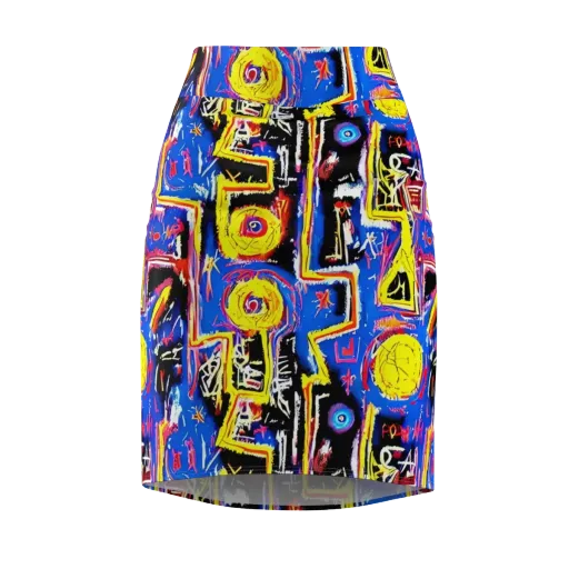 Radiant Mayhem on a Pencil Skirt