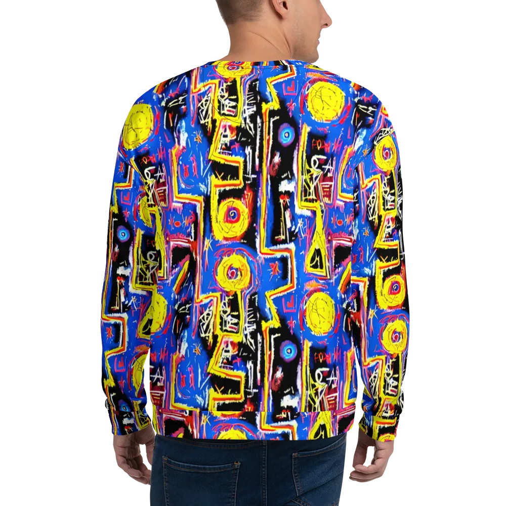 Radiant Mayhem on Sweatshirt — Back