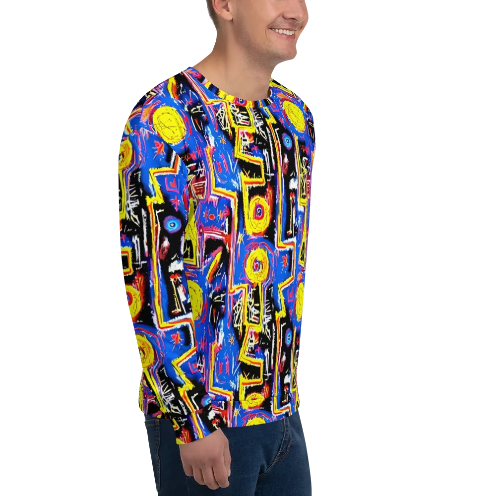 Radiant Mayhem on Sweatshirt — Right Front