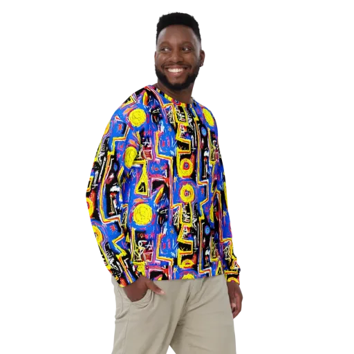 Radiant Mayhem on a Sweatshirt