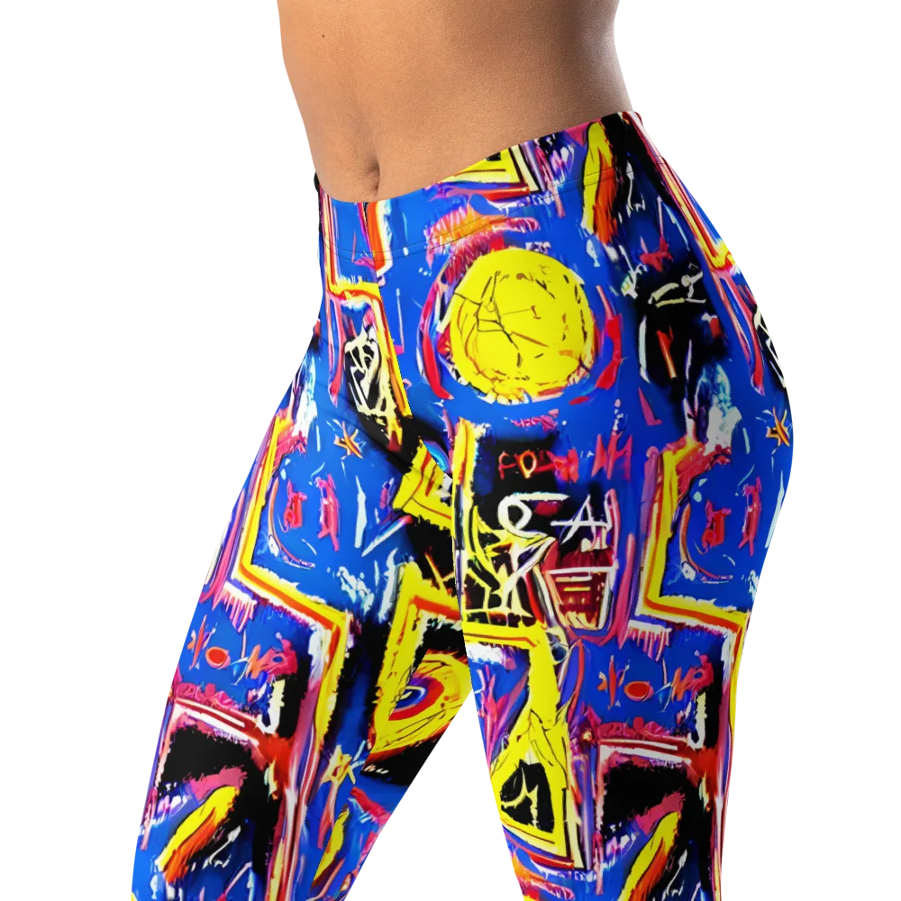 Radiant Mayhem on Leggings — Left Front