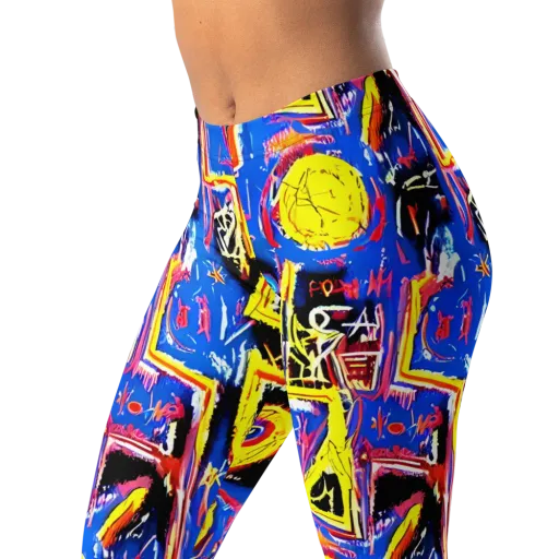 Radiant Mayhem on a Leggings