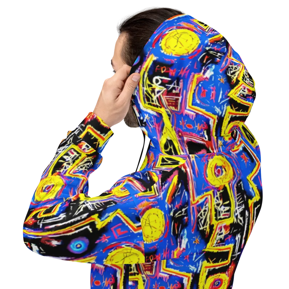 Radiant Mayhem on Hoodie — Back