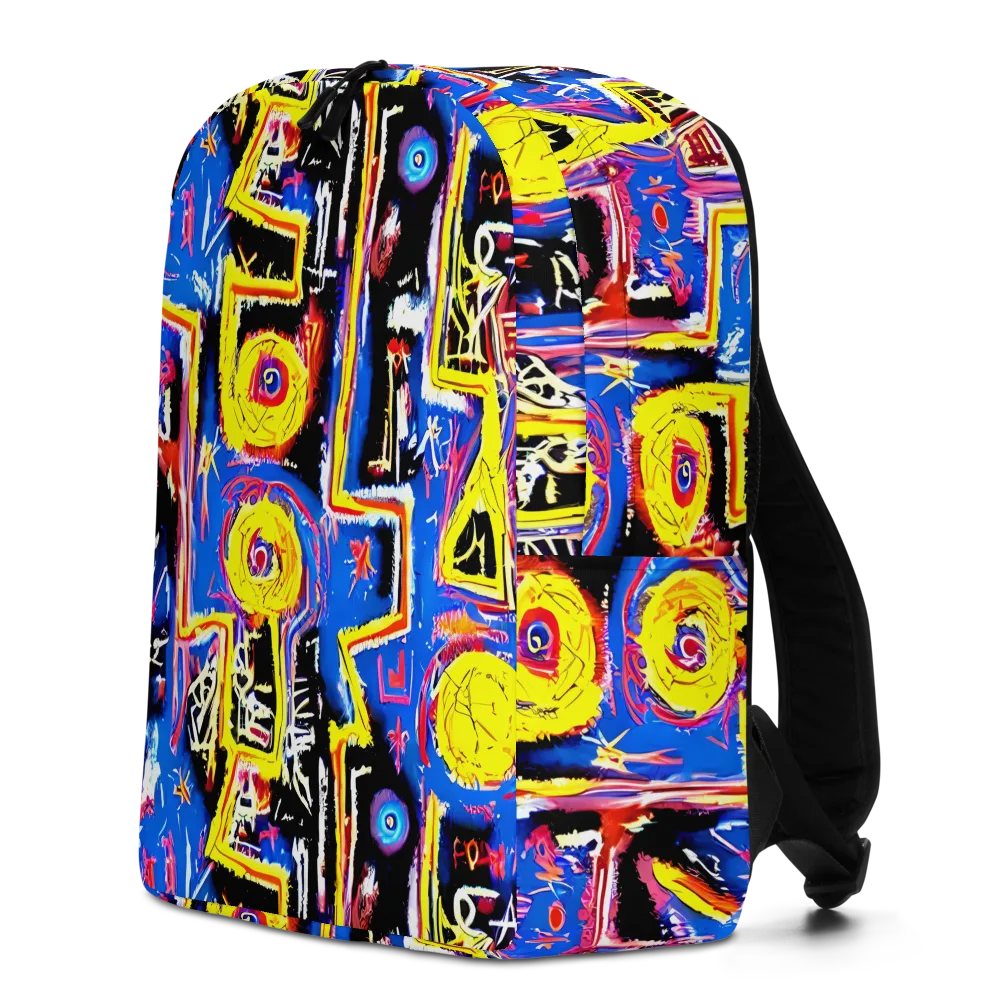 Radiant Mayhem on Minimalist Backpack — Left