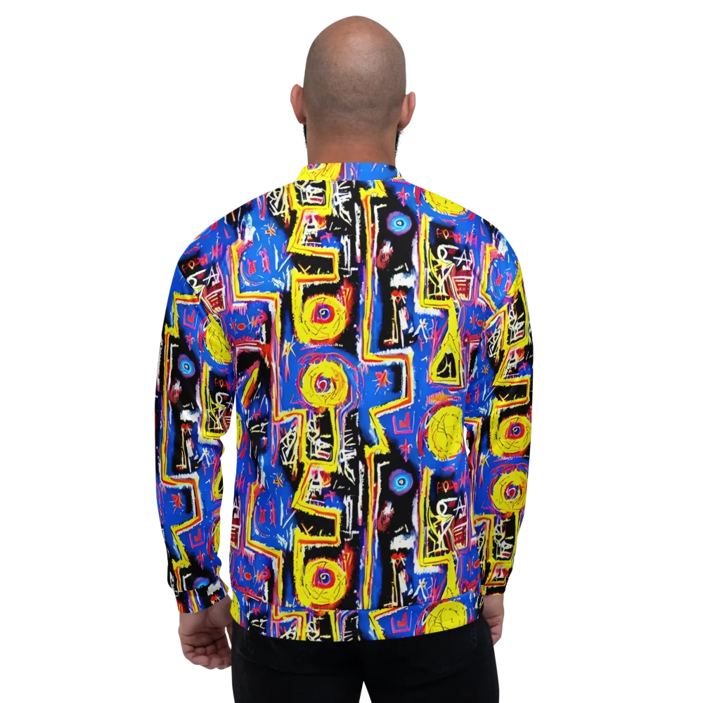 Radiant Mayhem on Bomber Jacket — Back