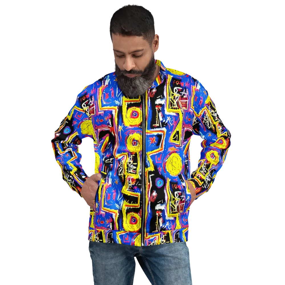 Radiant Mayhem on Bomber Jacket — Front