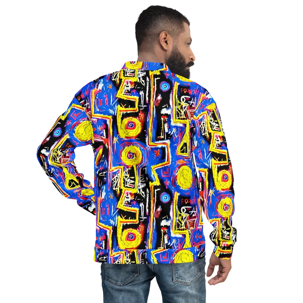 Radiant Mayhem on Bomber Jacket — Back