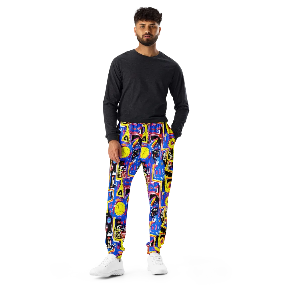 Radiant Mayhem on Men's Joggers — Front